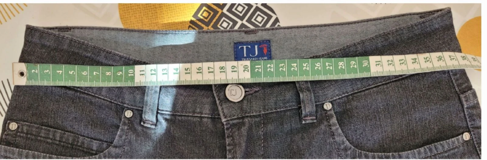 Trussardi Jean TFr38/TM-Cinza-Mod. 130-Corte Reto e Justo em OT – photo 11
